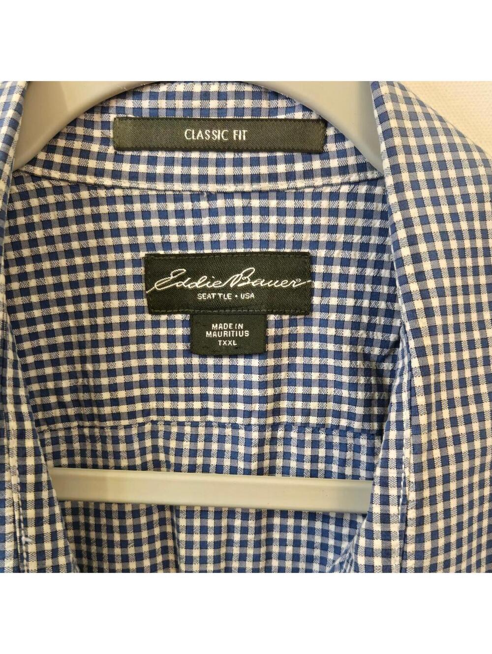 Eddie Bauer Men's Blue Shirt